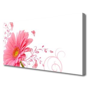 Canvas print Flower Floral Pink