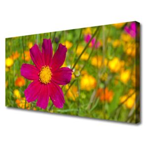 Canvas Wall art Flower Floral Yellow Red