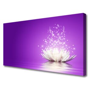 Canvas print Lotus Flower Floral Purple