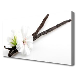 Canvas Wall art Flower Floral White