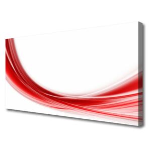 Canvas print Abstract Art Red White