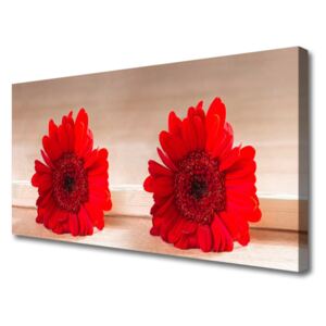 Canvas print Flowers Floral Red