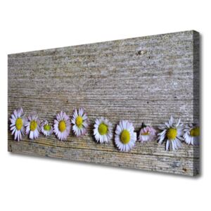 Canvas Wall art Daisy Floral Yellow White Pink