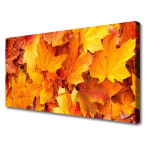 Canvas Wall art Leaves Floral Yellow