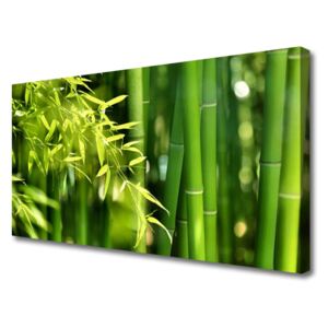 Canvas Wall art Bamboo Leaves Floral Green