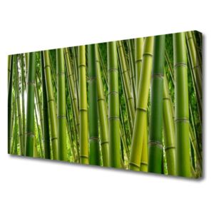 Canvas Wall art Bamboo Stalks Floral Green