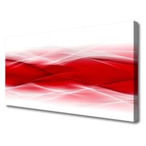 Canvas Wall art Abstract Art Red Orange White