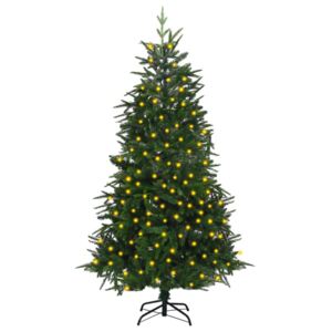 Artificial Christmas Tree with LEDs Green 180 cm PVC&PE