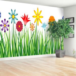 Wallpaper Flowers Grass