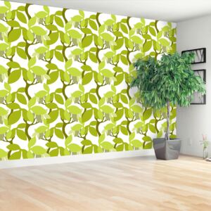 Wallpaper Pattern With Leaves