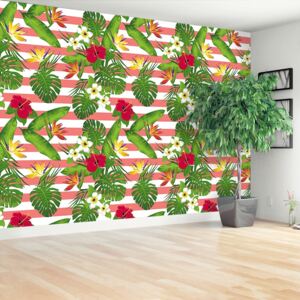 Wallpaper Tropical Flowers