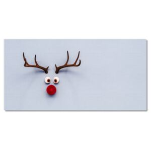 Glass Wall Art Holy reindeer Rudolf