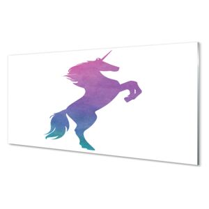 Acrylic print painted unicorn