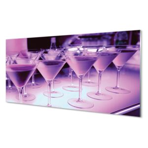 Acrylic print Cocktail in glasses