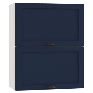 FURNITOP Upper Cabinet ADELE W80 GRF/2 navy blue