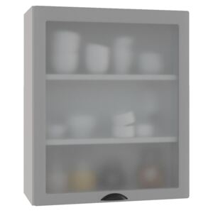FURNITOP Upper glass showcase ADELE WS60 grey