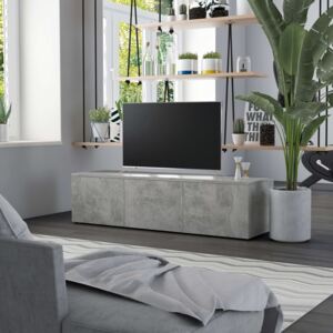 VidaXL TV Cabinet Concrete Grey 120x34x30 cm Chipboard