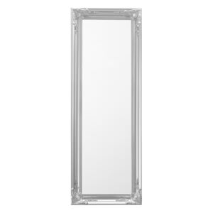 Wall Hanging Mirror Silver 51 x 141 cm Decorative Frame Living Room Classic Vintage French Style Beliani