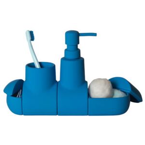 Submarine Accessories set - For bathroom by Seletti Blue
