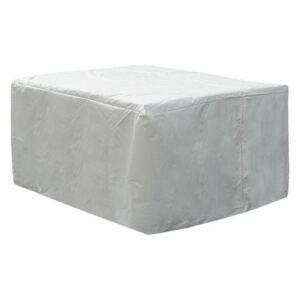 Garden Furniture Cover White PVC Coated Polyester 320 x 120 x 90 cm Rain Cover Beliani