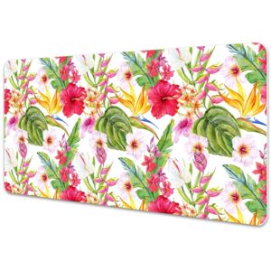 Desk mat exotic hibiscus 45x90cm