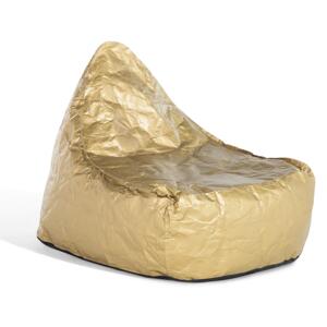 Teardrop Drop Bean Bag Chair Beanbag Gold Gaming Chair Modern Beliani