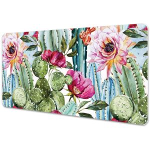 Full desk mat cactus flowers 45x90cm