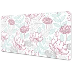 Desk pad contours flowers 45x90cm
