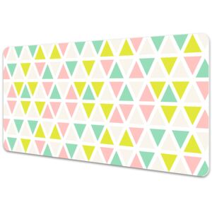 Full desk pad colored triangles 45x90cm
