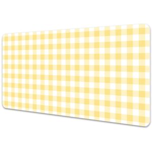 Large desk mat for children yellow grille 50x100cm