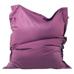 Large Bean Bag Purple Louger Zip Giant Beanbag Beliani