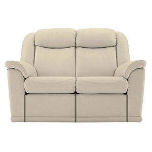 G Plan - Milton 2 Seater Leather Manual Recliner Sofa - Cream
