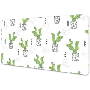Desk pad green cacti 45x90cm