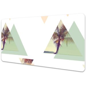 Desk mat Palm trees in triangles 45x90cm