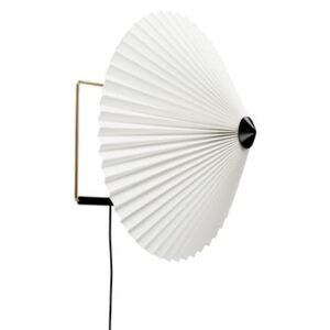 Matin Large Wall light with plug - / LED - Ø 38 cm by Hay White