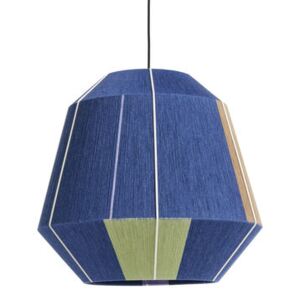 Bonbon Large Lampshade - / Ø 50 cm - Hand-woven wool by Hay Blue