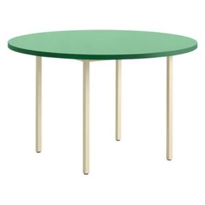 Two-Colour Round table - / Ø 120 cm - MDF Valchromat® by Hay Green