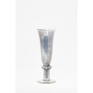 Luxe Recycled Blue Champagne Flute - blue
