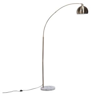 Floor Lamp Brass Colour Metal 210 cm Adjustable Lampshade Industrial Beliani
