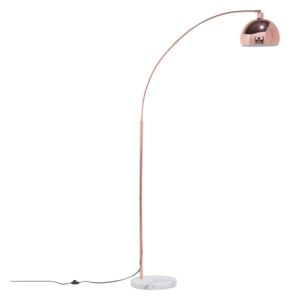 Floor Lamp Copper Colour Metal 210 cm Adjustable Lampshade Industrial Beliani