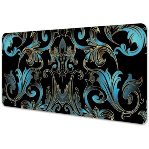 Large desk mat table protector baroque pattern 45x90cm