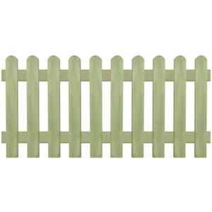 VidaXL Picket Fence Impregnated Pinewood 170x80 cm 6/9 cm