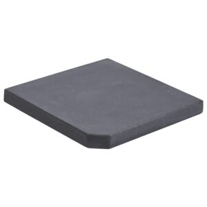 VidaXL Umbrella Base Black 47x47x4.5 cm Granite