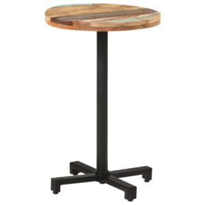 VidaXL Bistro Table Round Ø50x75 cm Solid Reclaimed Wood