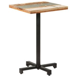 VidaXL Bistro Table Square 50x50x75 cm Solid Reclaimed Wood