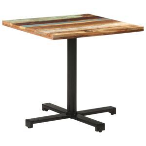 VidaXL Bistro Table Square 80x80x75 cm Solid Reclaimed Wood