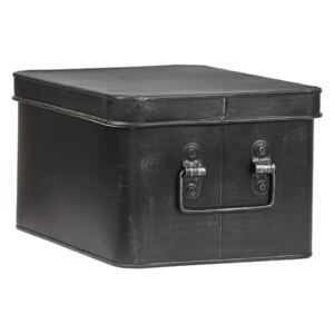 LABEL51 Storage Box Media 27x21x16 cm L Antique Black