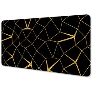 Full desk protector Mosaic gold and black 45x90cm