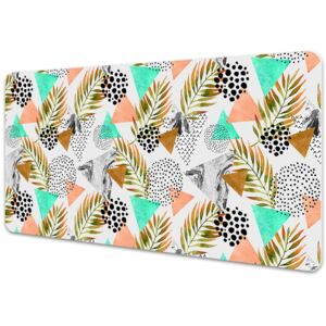 Desk pad Dots and leaves 45x90cm