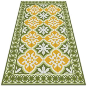 Garden rug amazing pattern classic tiles 60x90cm
